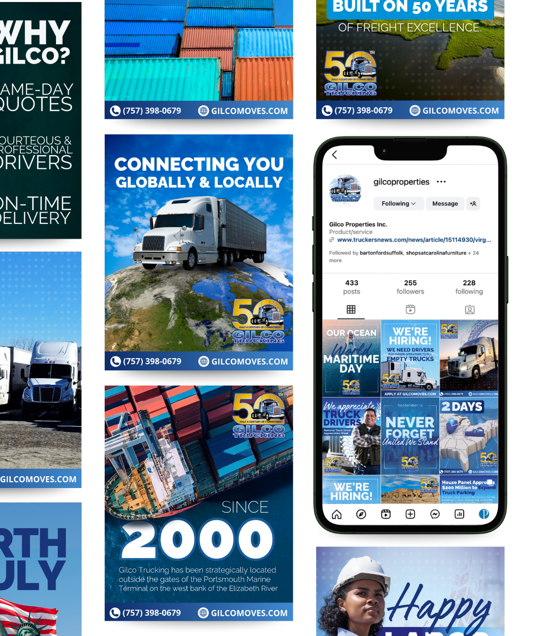 Gilco Trucking social media results