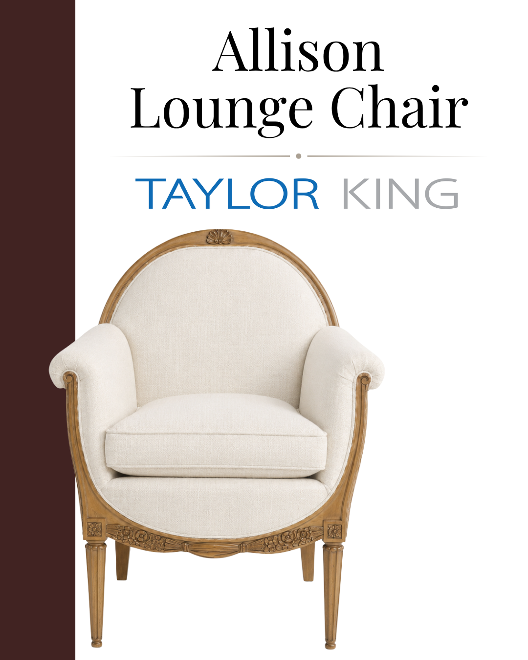 Allison Lounge Chair by Taylor King, from The Shops at Carolina Furniture of Williamsburg