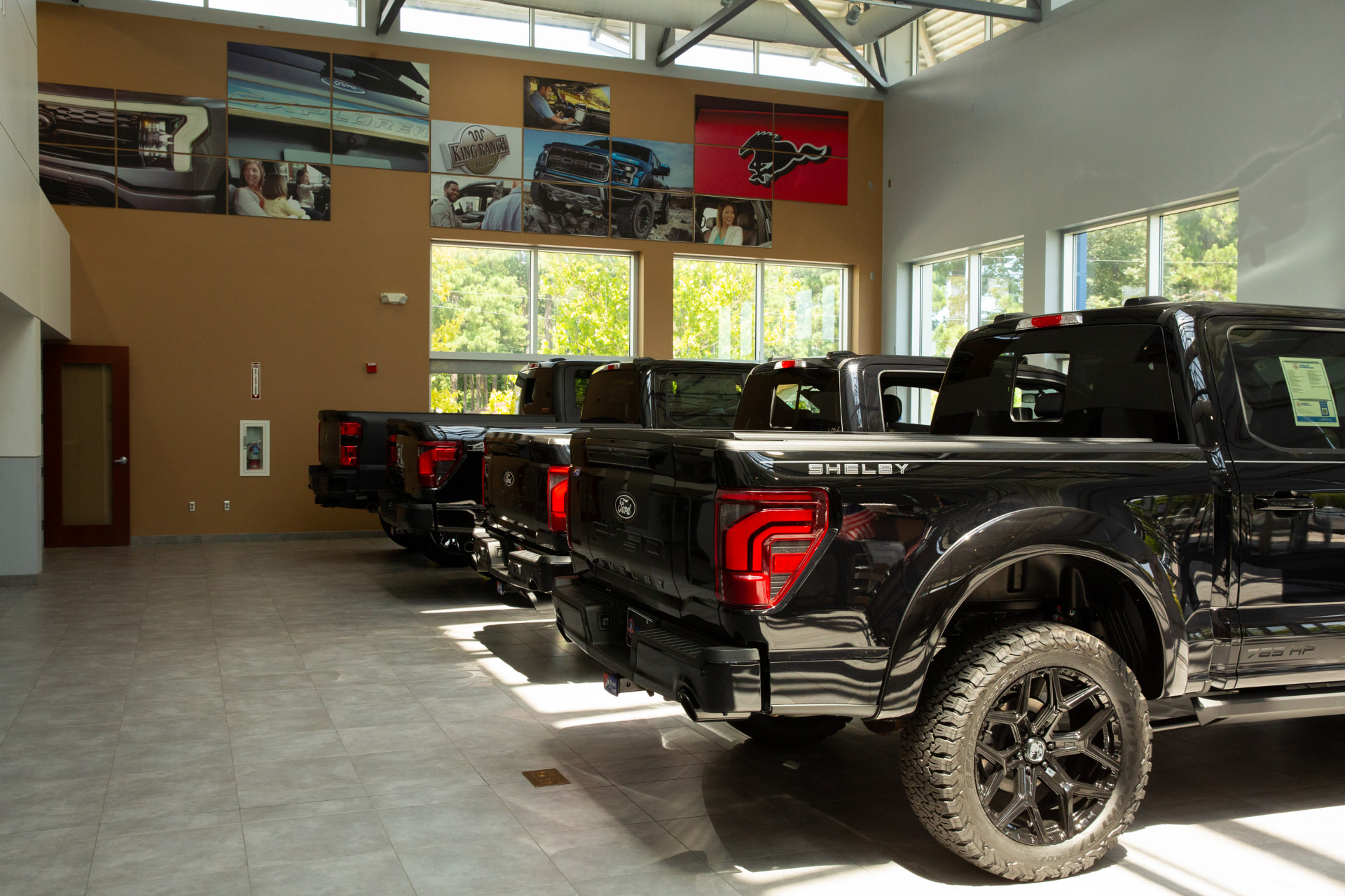 Beach Ford Shelby truck showroom display