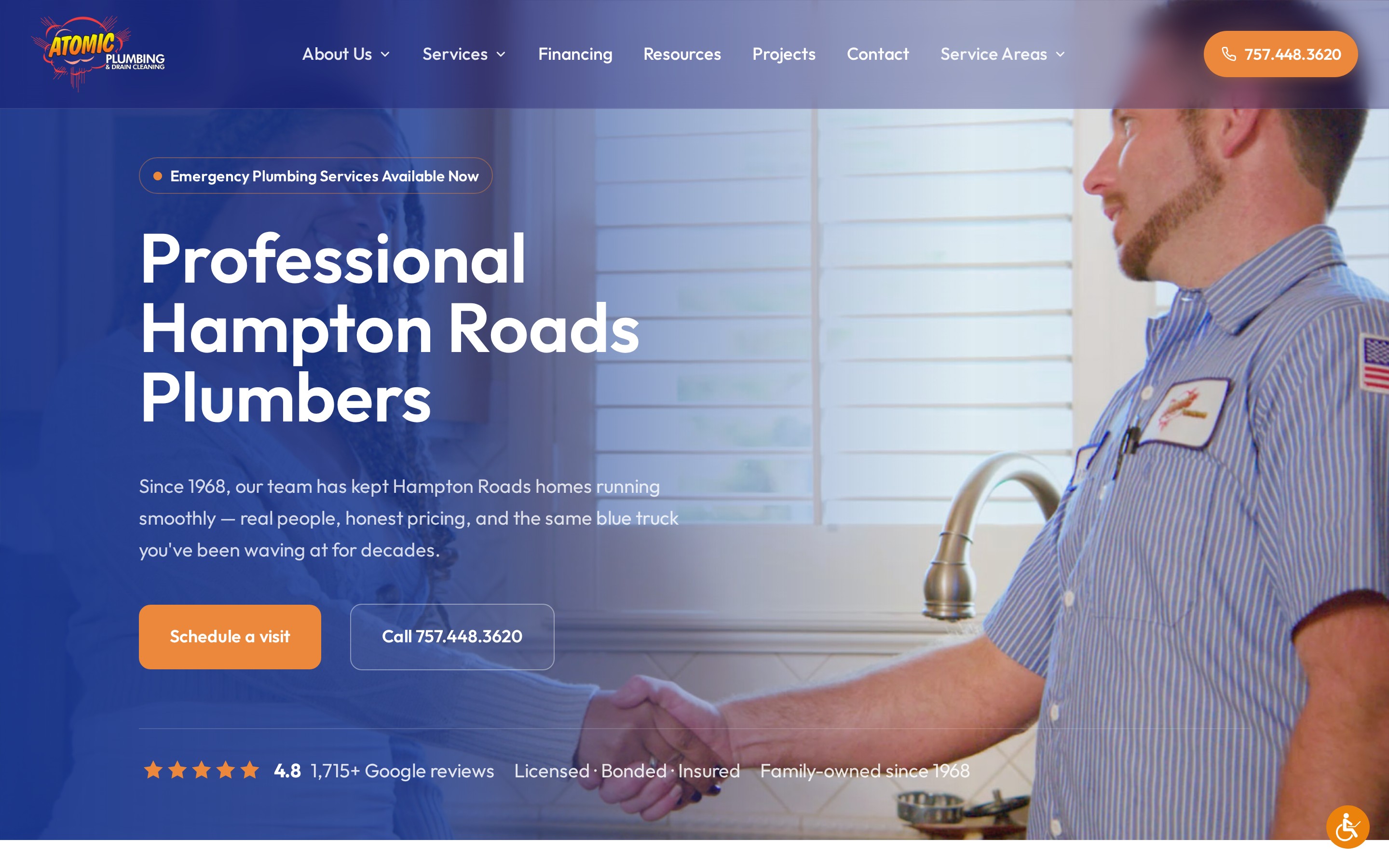 Atomic Plumbing campaign work