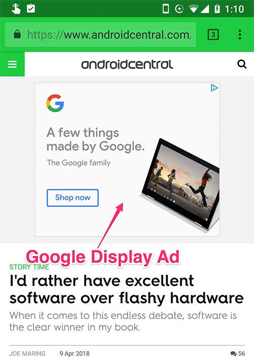 Ads Display