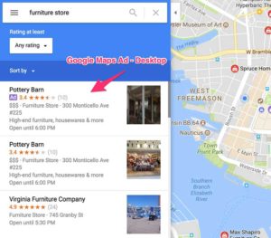 Google Map Ads